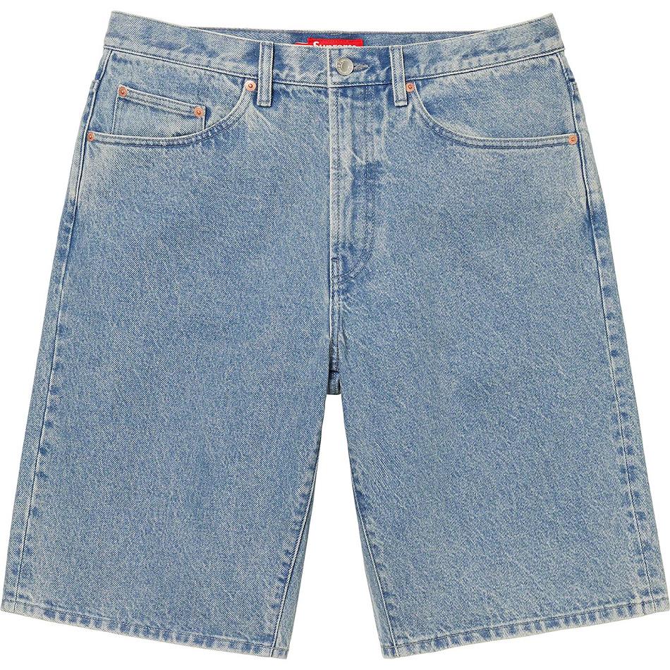 Bermudas Supreme Baggy Denim Azules | MX236HK