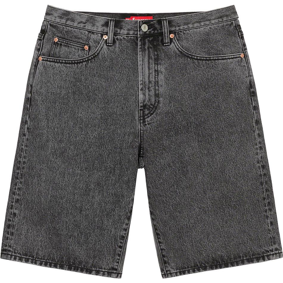 Bermudas Supreme Baggy Denim Grises | MX235GL