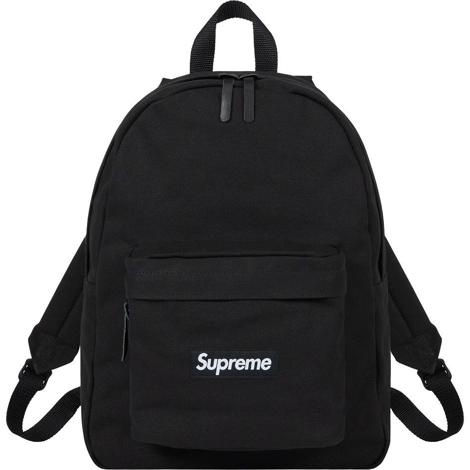 Bolsas Supreme Lona Backpack Negros | MX425VD