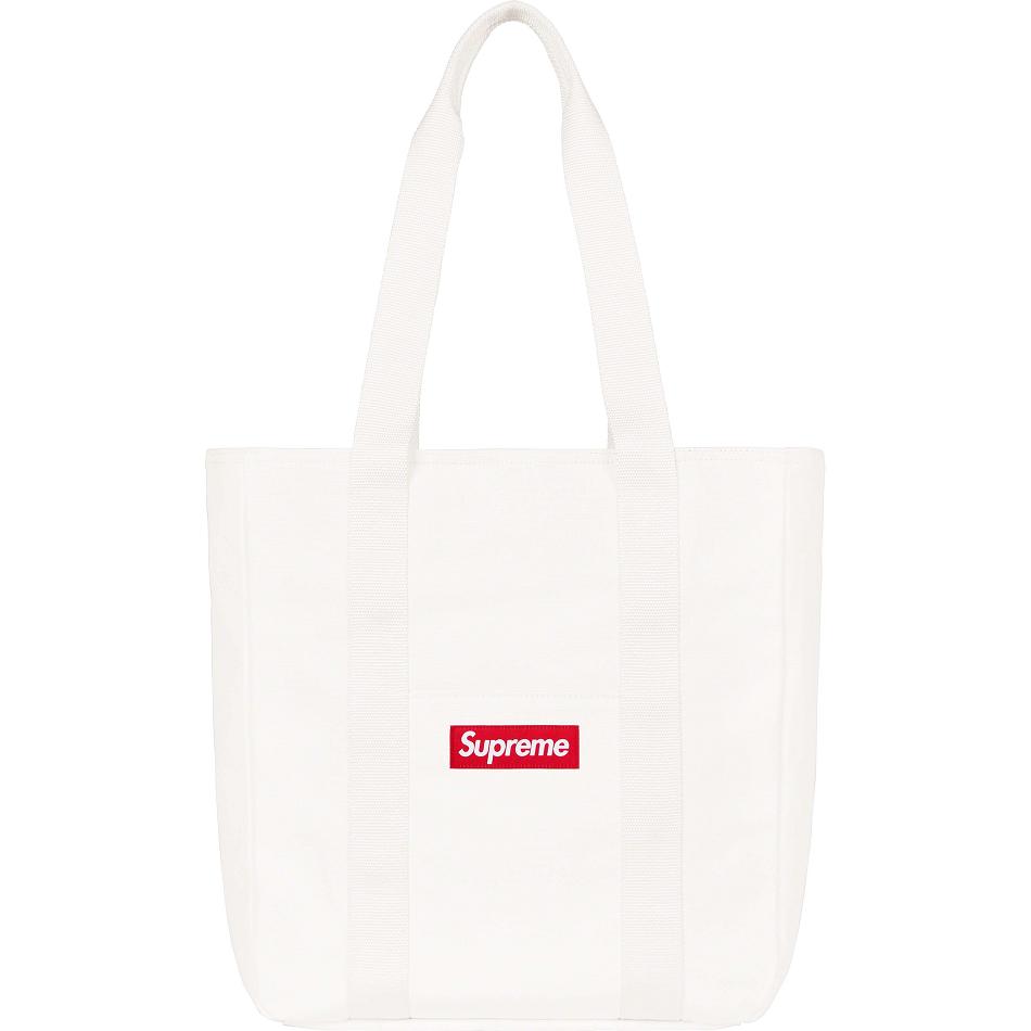 Bolsas Supreme Lona Tote Blancos | MX423XF