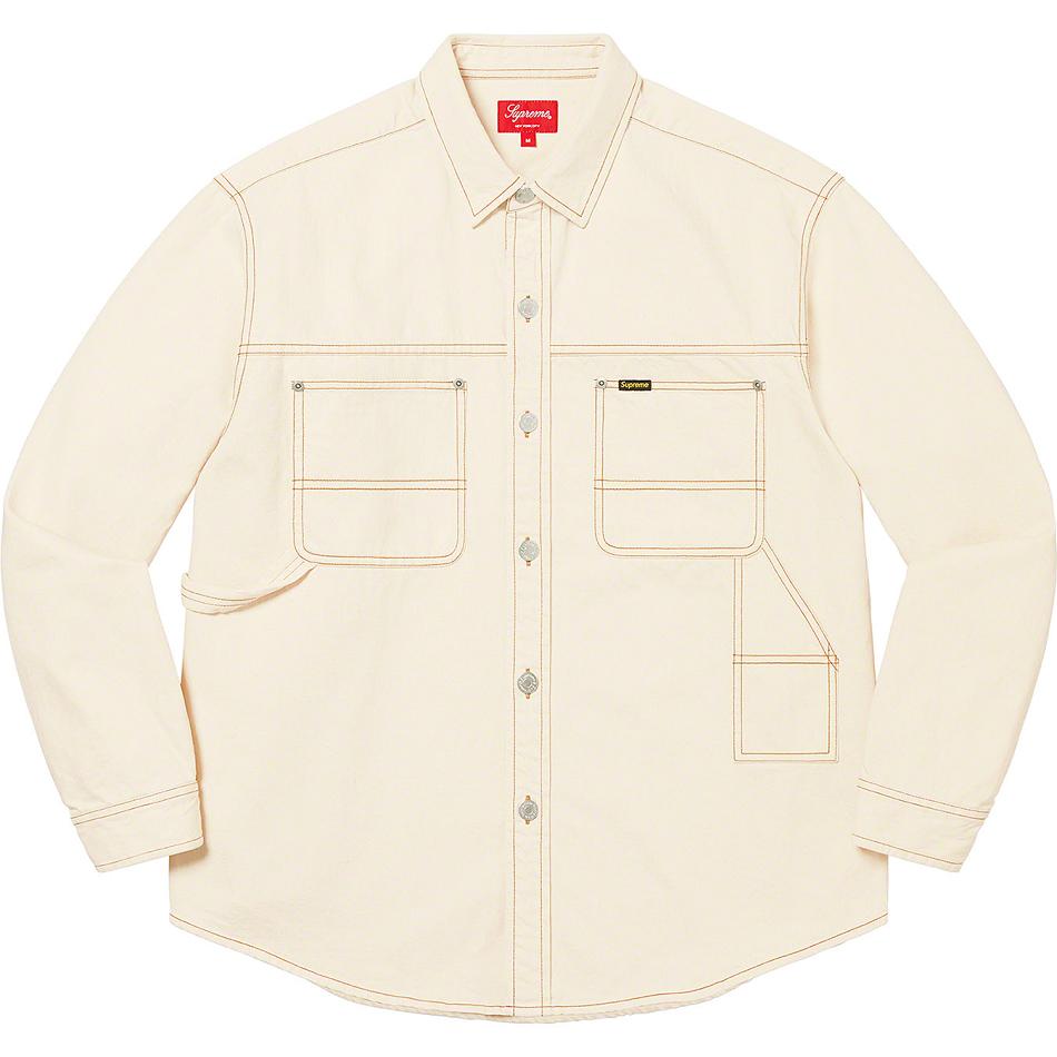 Camisas Supreme Denim Painter Beige | MX202IS