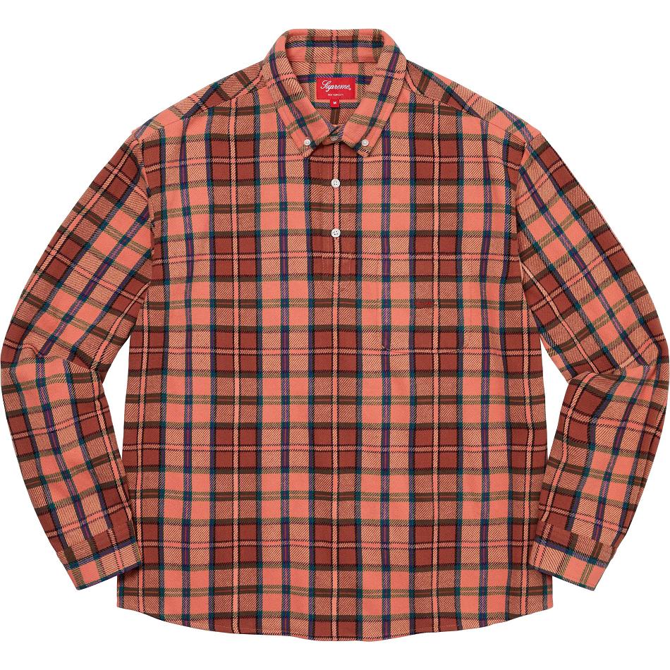 Camisas Supreme Pullover Plaid Flannel Rosas | MX213LH