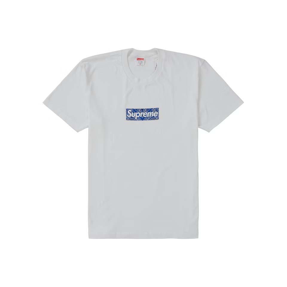 Camiseta Supreme Bandana Box Logo Blancos | MX388SO