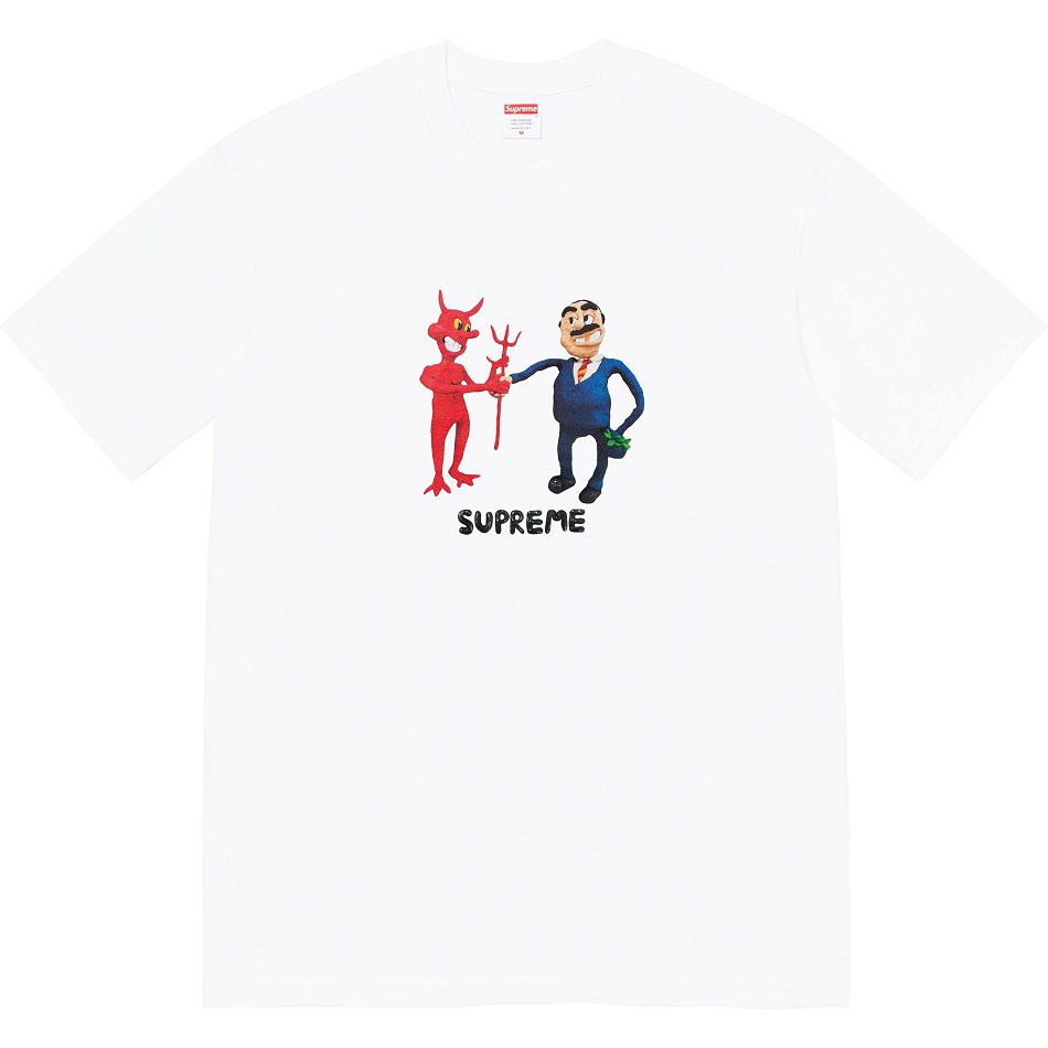 Camiseta Supreme Business Tee Blancos | MX374BC