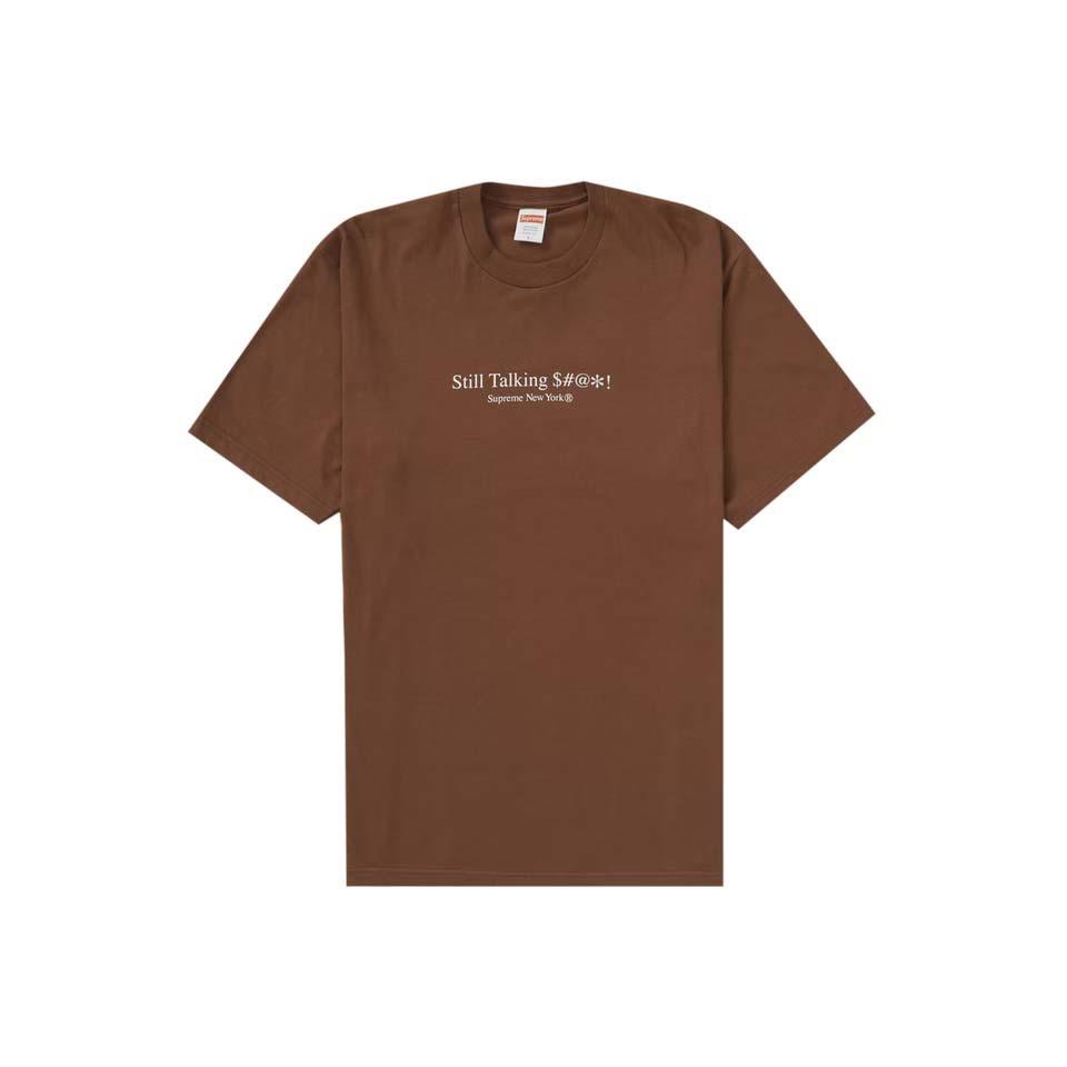 Camiseta Supreme Still Talking Marrom | MX396ZG