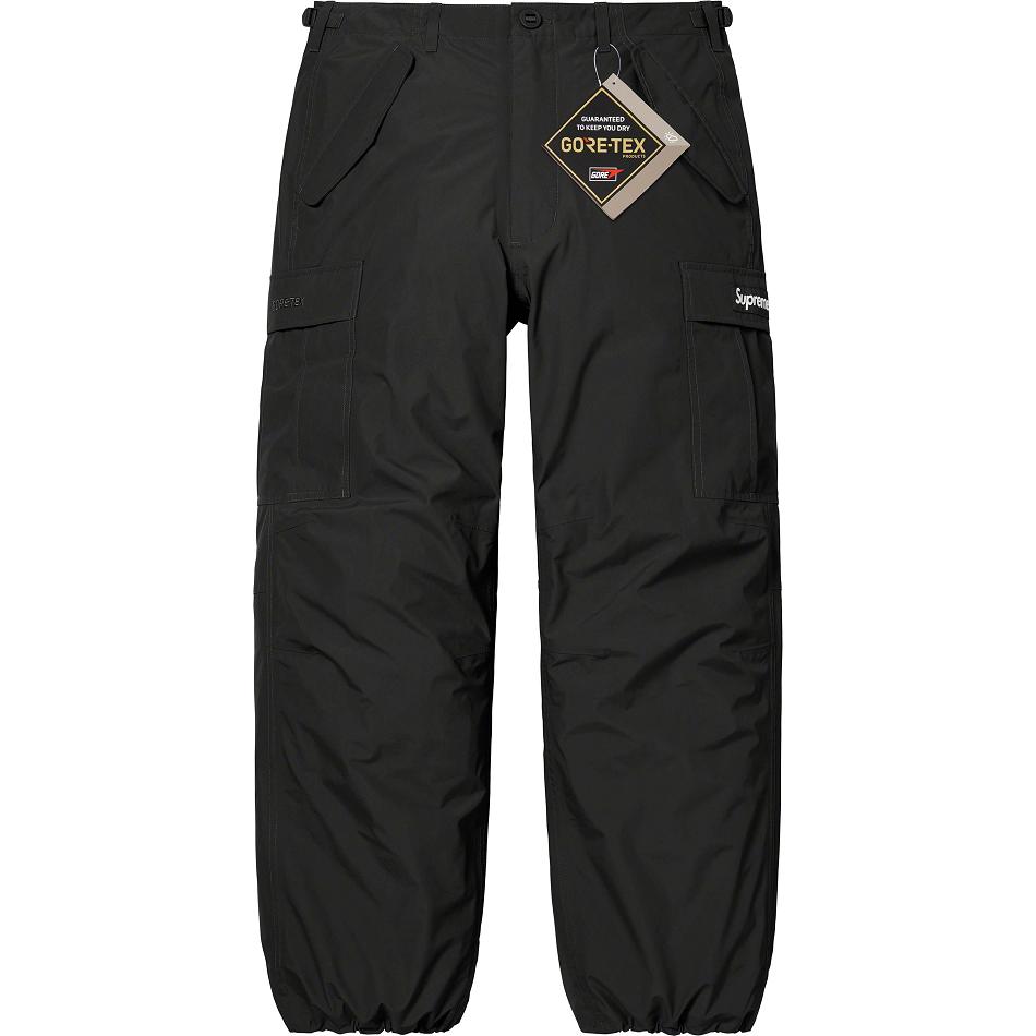 Pantalones Supreme GORE-TEX PACLITE® Cargo Pant Negros | MX179AP