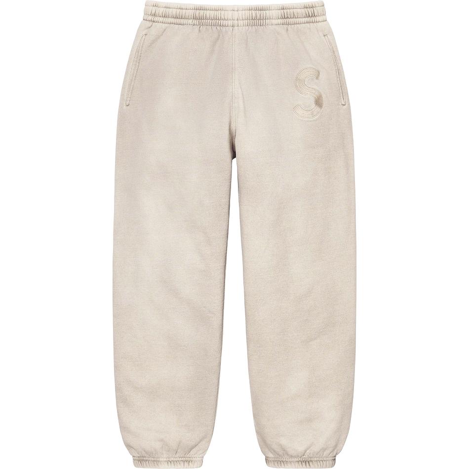 Pantalones Supreme Overdyed S Logo Sweatpant Beige | MX189XF