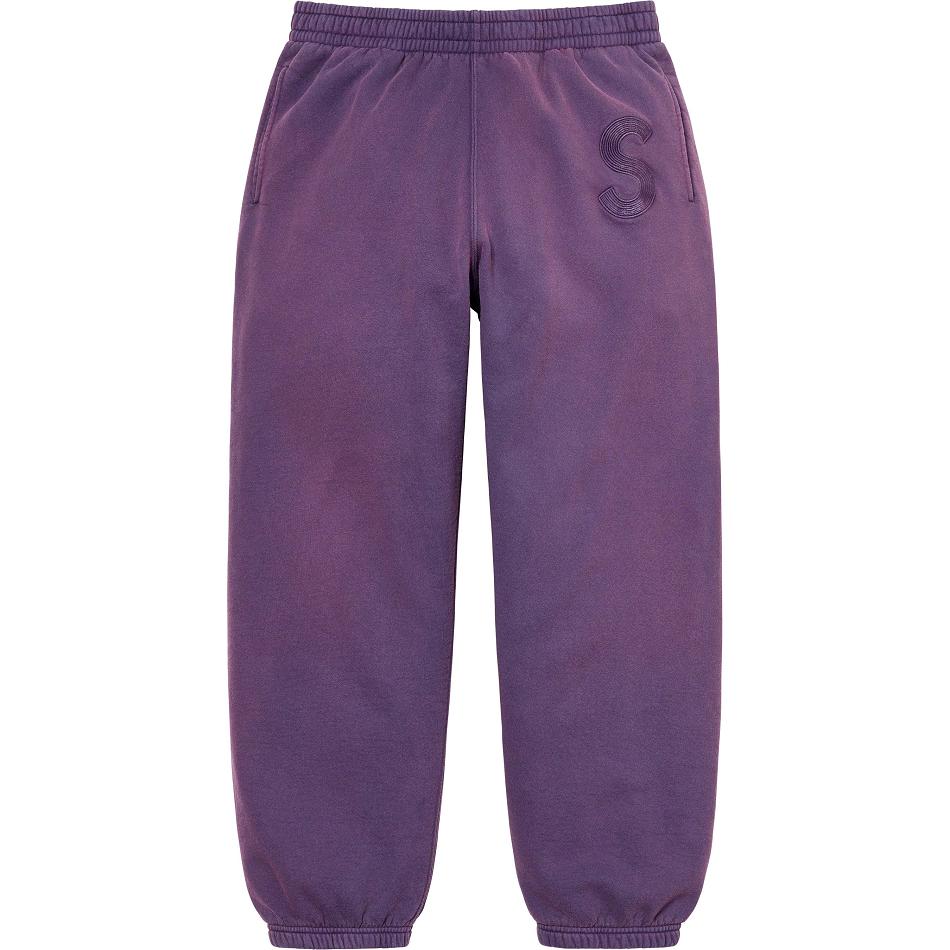 Pantalones Supreme Overdyed S Logo Sweatpant Morados | MX190CE