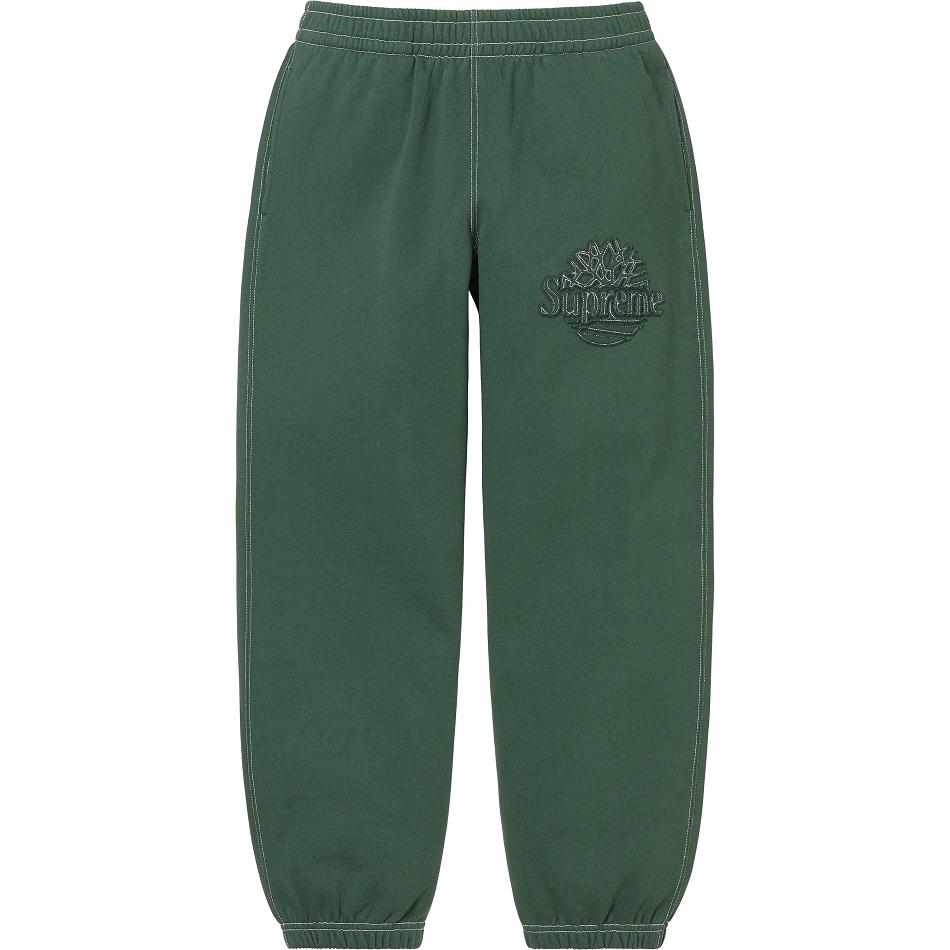 Pantalones Supreme Timberland® Sweatpant Verdes | MX183GL