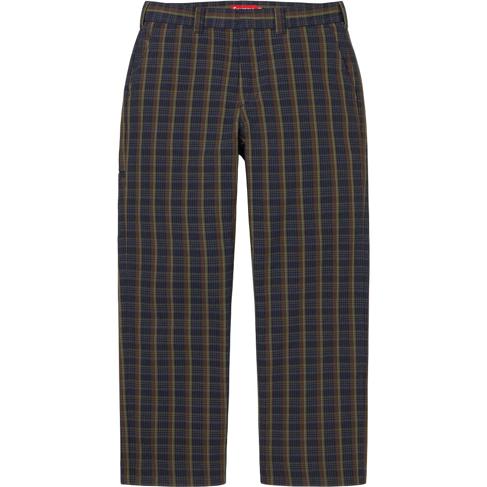 Pantalones Supreme Trabajo Pant Azul Marino Negros | MX174YU