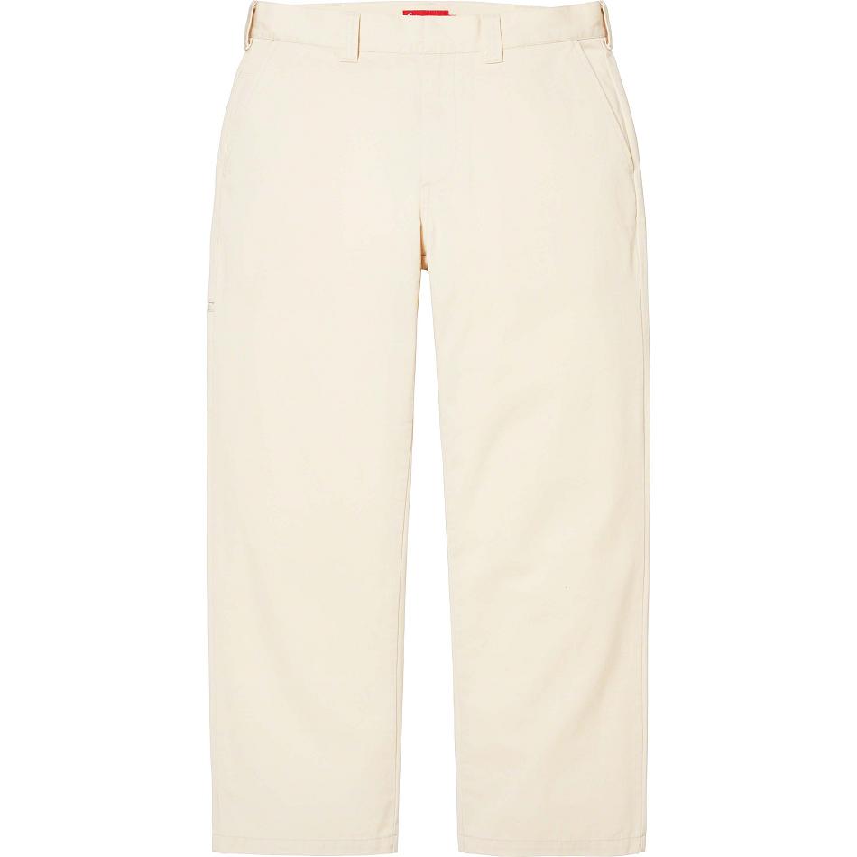 Pantalones Supreme Trabajo Pant Blancos | MX169QZ