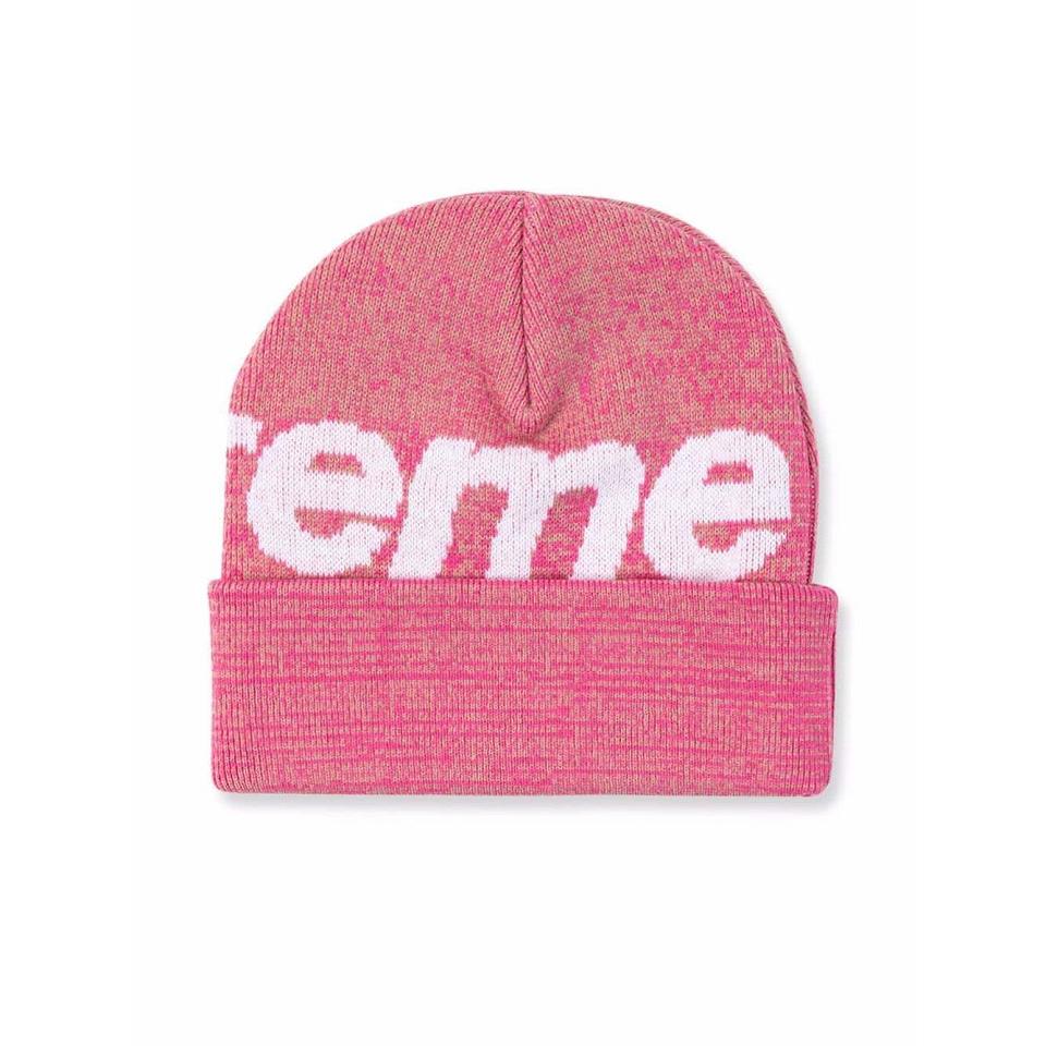 Sombreros Supreme Big Logo Beanie Rosas | MX479NB