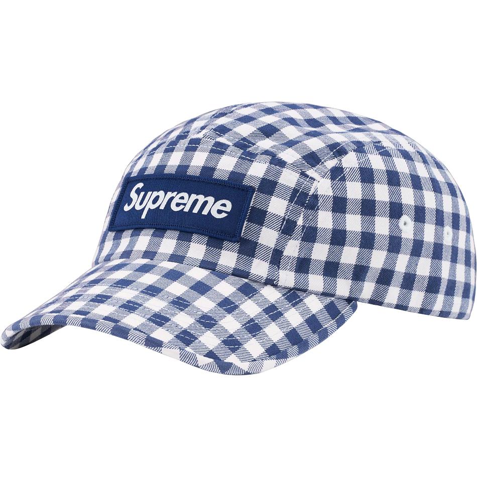 Sombreros Supreme Gingham Camp Cap Azules | MX476CE