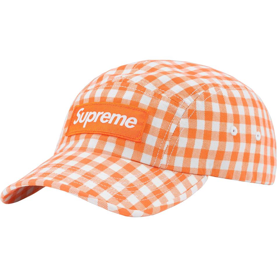 Sombreros Supreme Gingham Camp Cap Naranjas | MX473LH