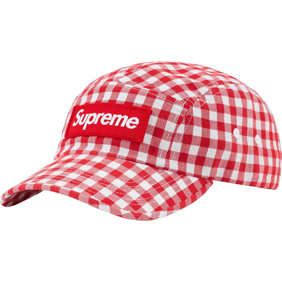 Sombreros Supreme Gingham Camp Cap Rojos | MX477VD