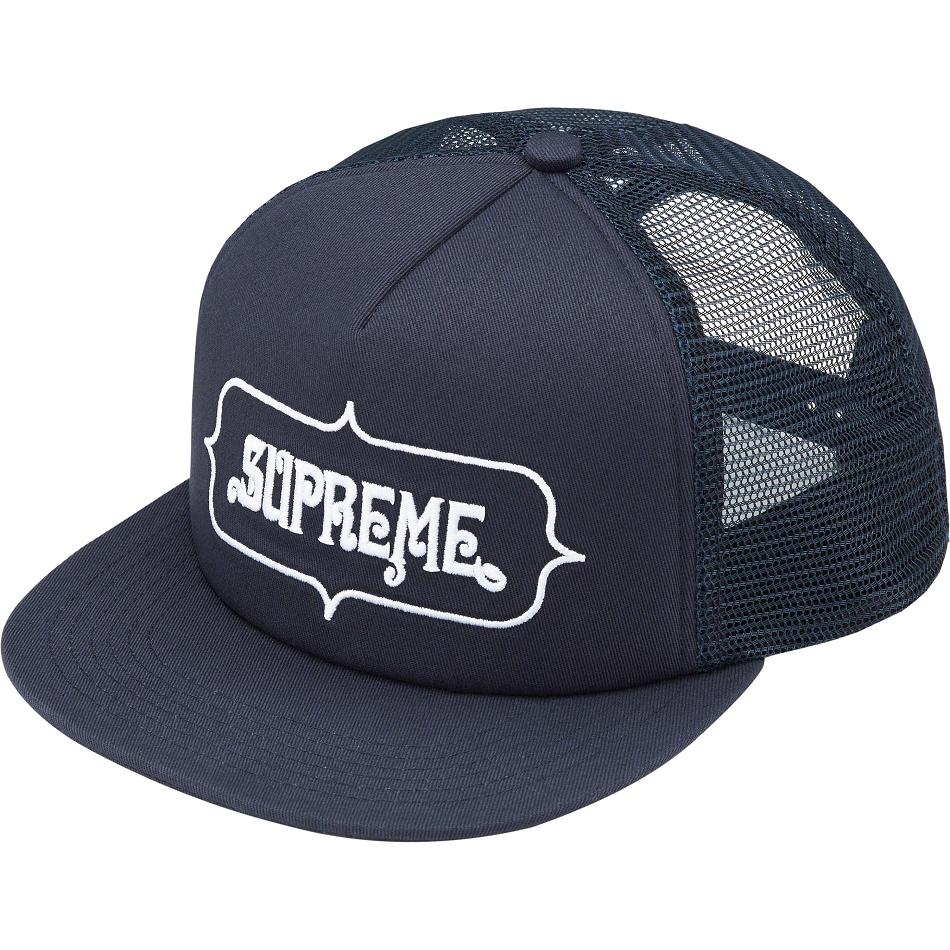 Sombreros Supreme Highest Mesh Back 5-Panel Azul Marino | MX459TV