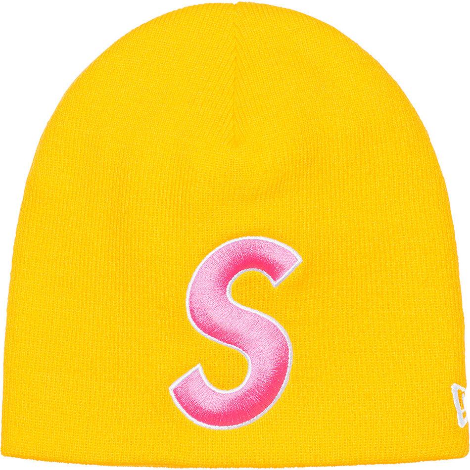 Sombreros Supreme New Era® S Logo Beanie Amarillos | MX438PQ