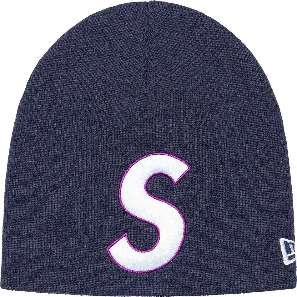 Sombreros Supreme New Era® S Logo Beanie Azules | MX442FM