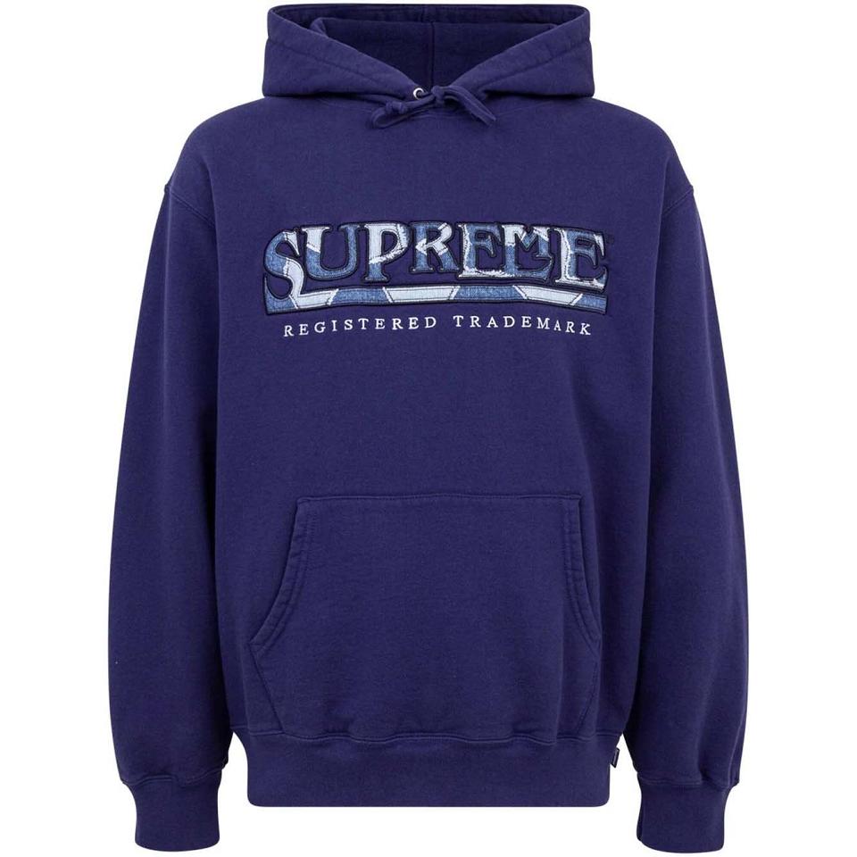 Sudadera Con Capucha Supreme Amazing Denim Logo Azules | MX100PQ