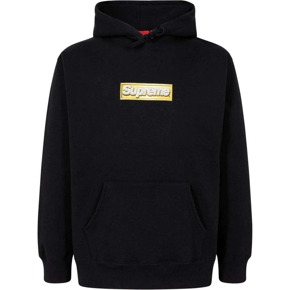 Sudadera Con Capucha Supreme Bling Box Logo Negros | MX102SO