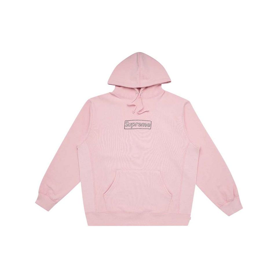 Sudadera Con Capucha Supreme Kaws Chalk Real Rosas | MX114BC