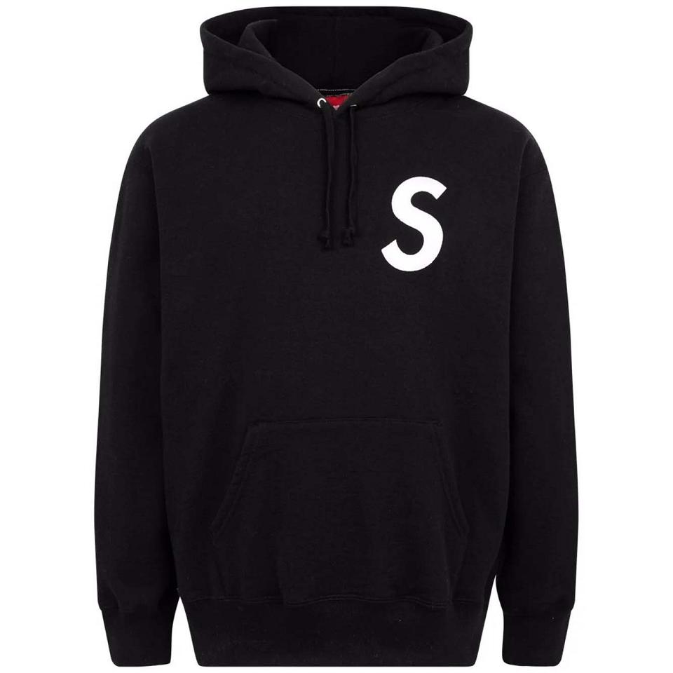 Sudadera Con Capucha Supreme S Logo Split Negros | MX122YU