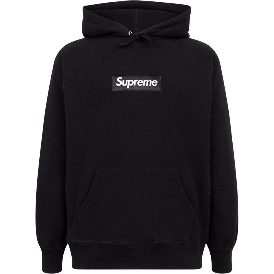 Sudadera Con Capucha Supreme White Logo Negros | MX130FM