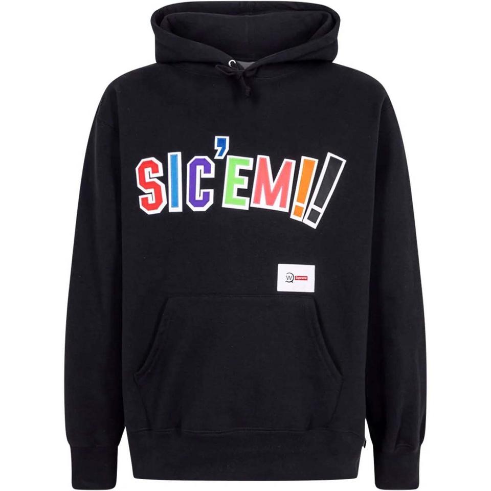 Sudadera Con Capucha Supreme X WTAPS Sic’em! Negros | MX137XF