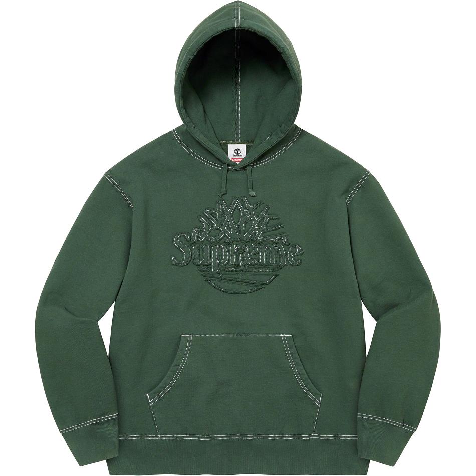 Sudaderas Supreme Timberland® Encapuchado Verdes | MX288HK