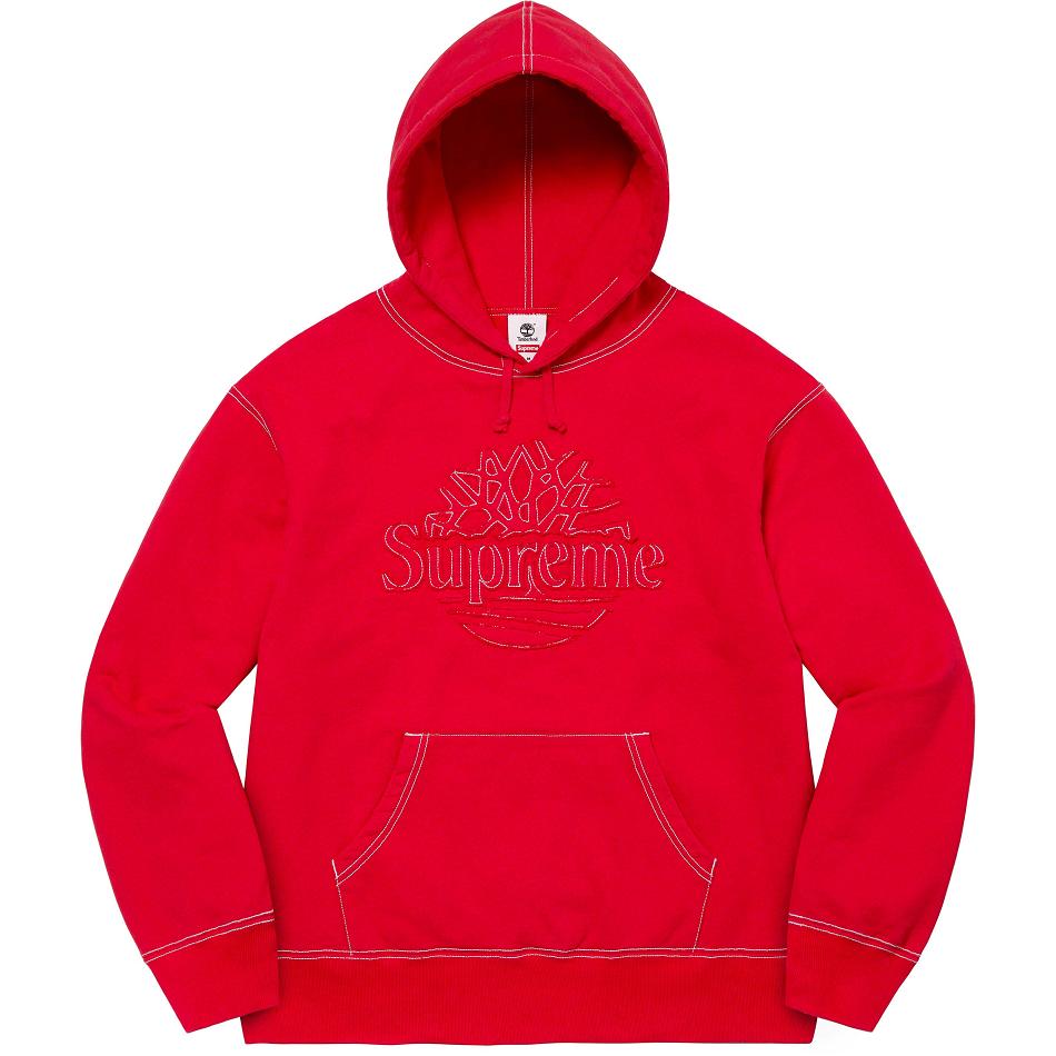 Sudaderas Supreme Timberland® Encapuchado Rojos | MX291LH