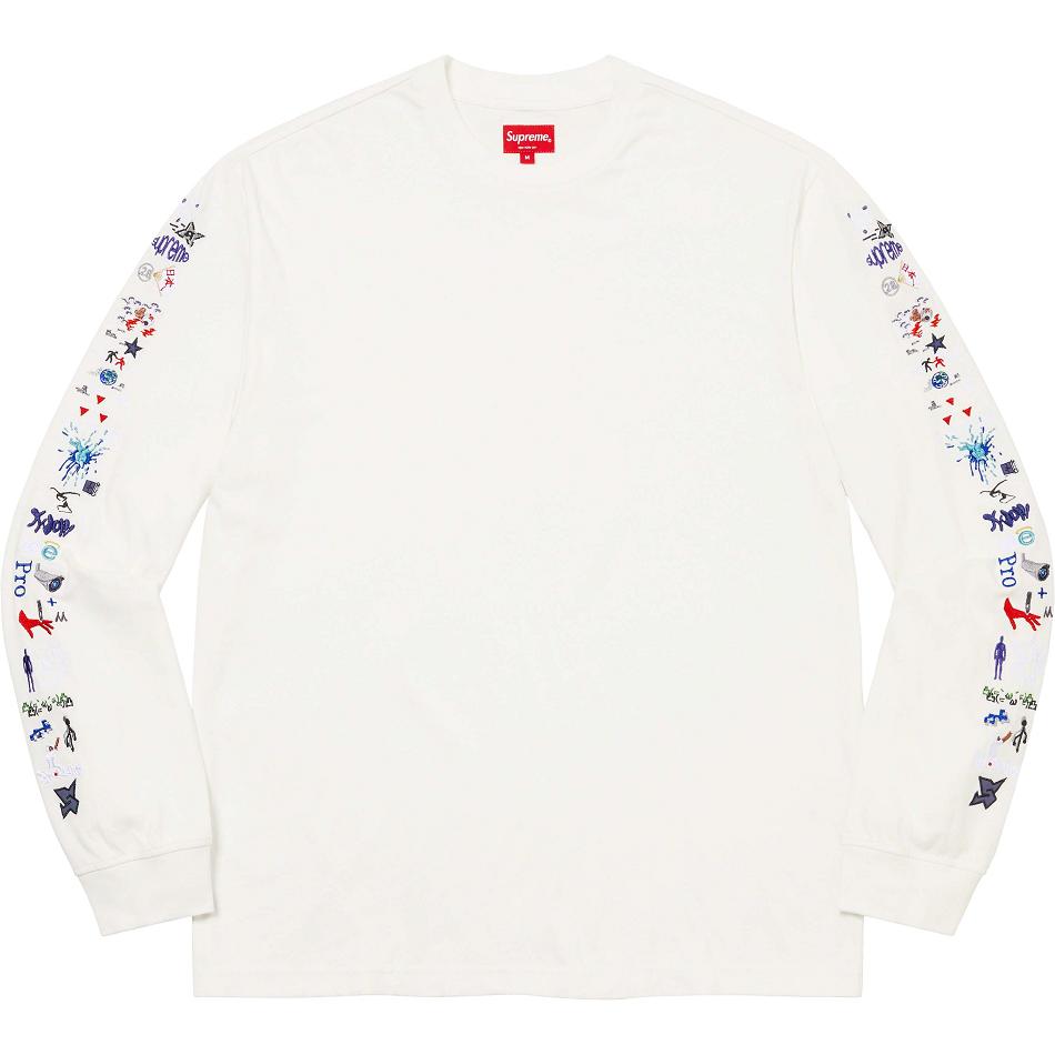 Suéteres Supreme AOI Icons L/S Top Blancos | MX276RW