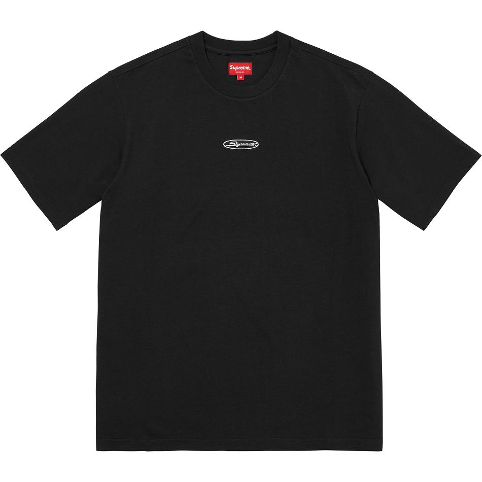 Suéteres Supreme Oval Logo S/S Top Negros | MX254IS