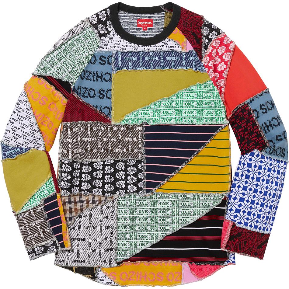 Suéteres Supreme Patchwork Jacquard L/S Top Multicolor | MX267XF