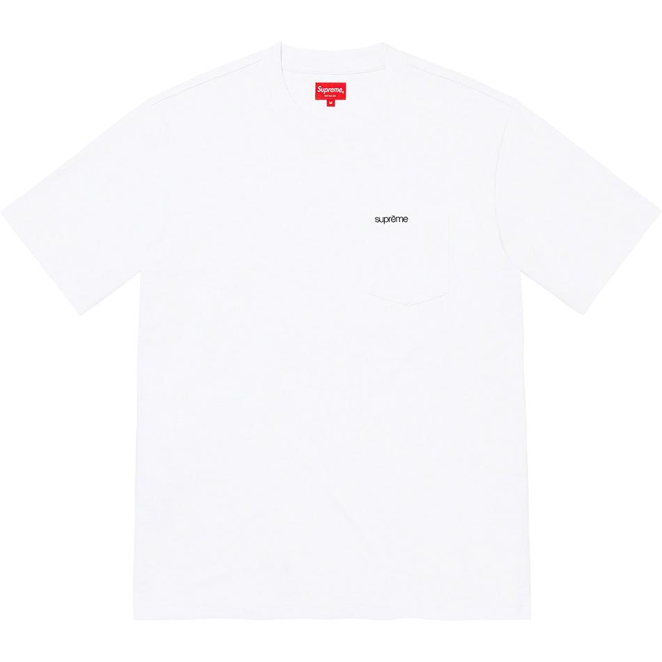 Suéteres Supreme S/S Pocket Tee Blancos | MX269VD