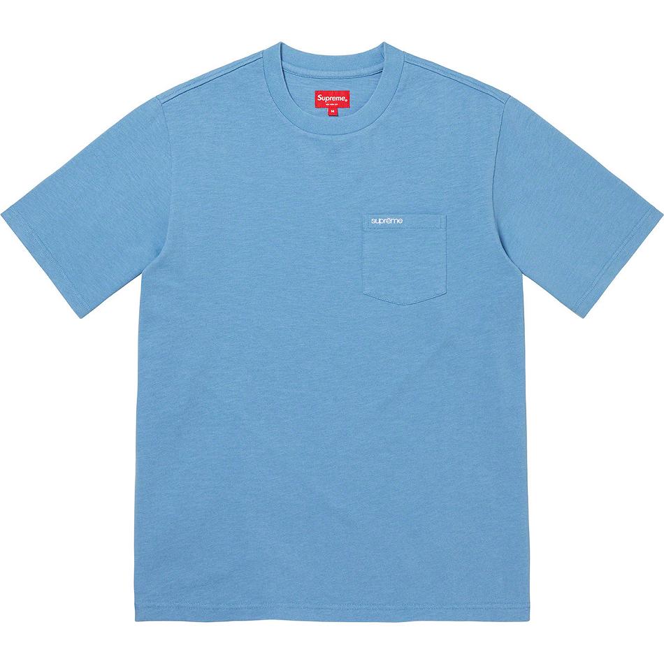 Suéteres Supreme S/S Pocket Tee Turquesa | MX275EX