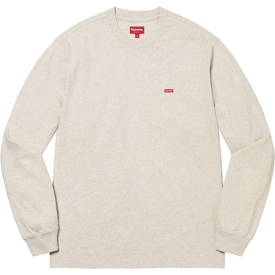 Suéteres Supreme Small Box L/S Tee Beige | MX248WY