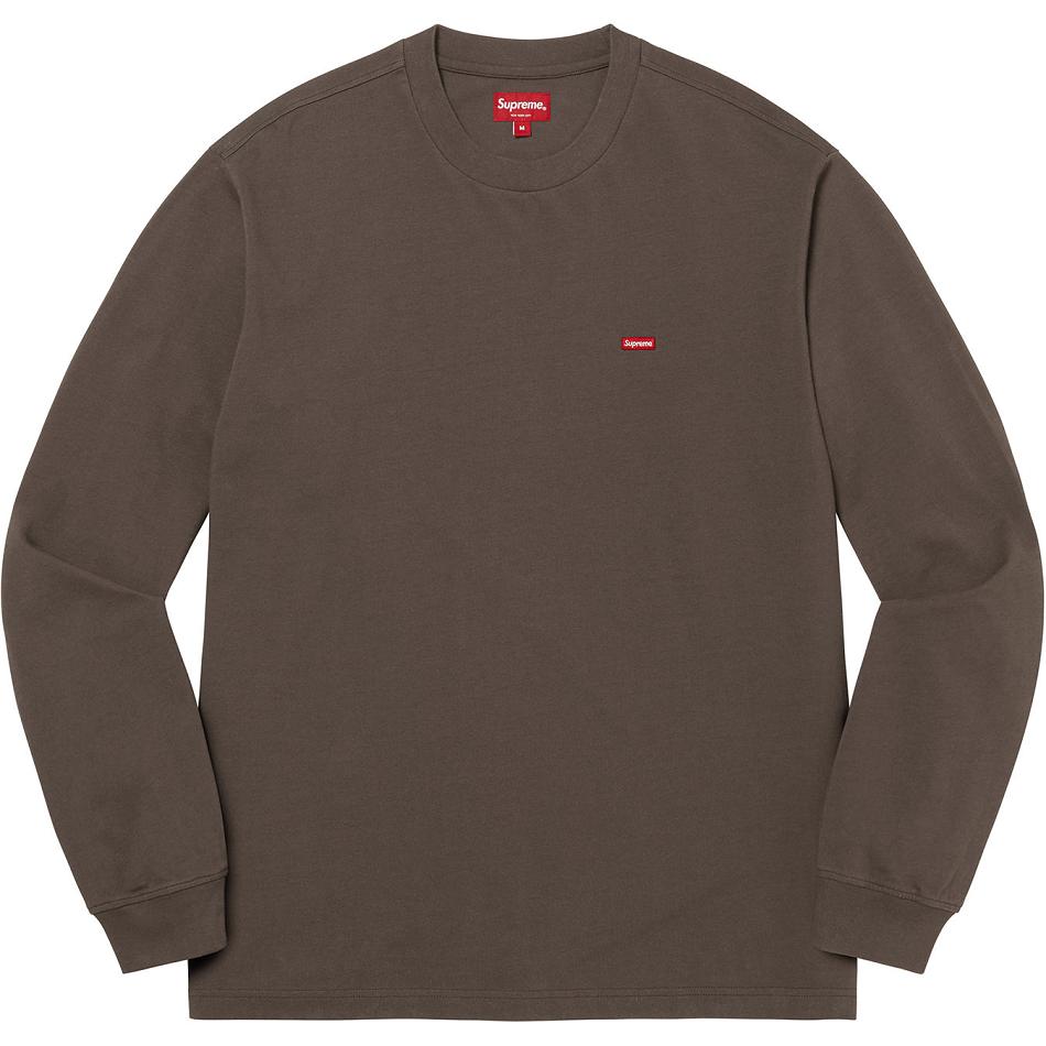 Suéteres Supreme Small Box L/S Tee Marrom | MX250RW