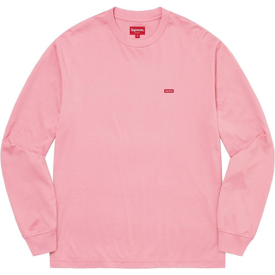 Suéteres Supreme Small Box L/S Tee Rosas | MX247QZ