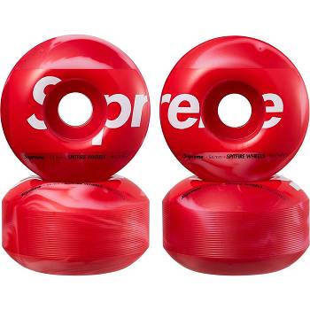 Accesorios Supreme Spitfire® Shop Wheels (Set of 4) Skateboard Rojos | MX417GL