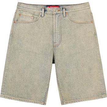 Bermudas Supreme Baggy Denim Kaki | MX234FM