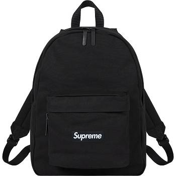 Bolsas Supreme Lona Backpack Negros | MX425VD