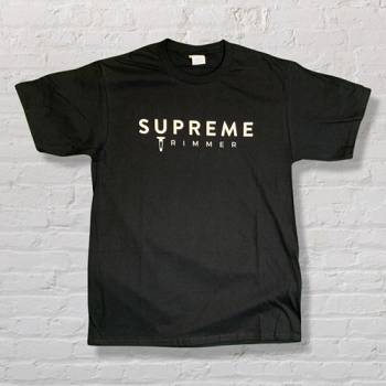 Camiseta Supreme Algodon Negros | MX389DN