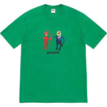 Camiseta Supreme Business Tee Verdes | MX377QZ