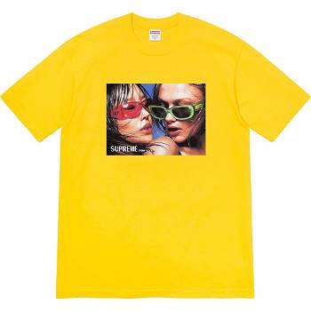 Camiseta Supreme Eyewear Tee Amarillos | MX367JJ