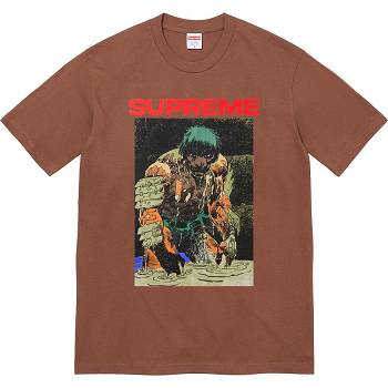 Camiseta Supreme Ronin Tee Marrom | MX351QZ