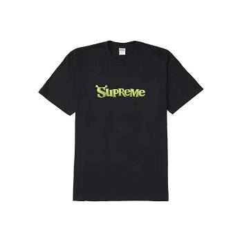 Camiseta Supreme Shrek Negros | MX395LH