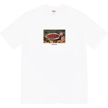 Camiseta Supreme Strawberries Tee Blancos | MX341JJ