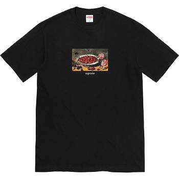 Camiseta Supreme Strawberries Tee Negros | MX343LH