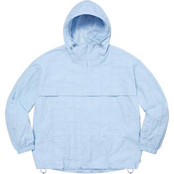 Chaquetas Supreme Repeat Stitch Anorak Azules | MX150IS