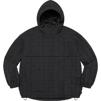 Chaquetas Supreme Repeat Stitch Anorak Negros | MX149UT